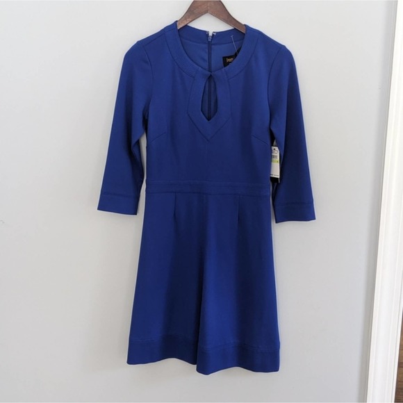 Laundry By Shelli Segal Dresses & Skirts - Laundry Jubilee Blue Dress Aline Cutout Slimming